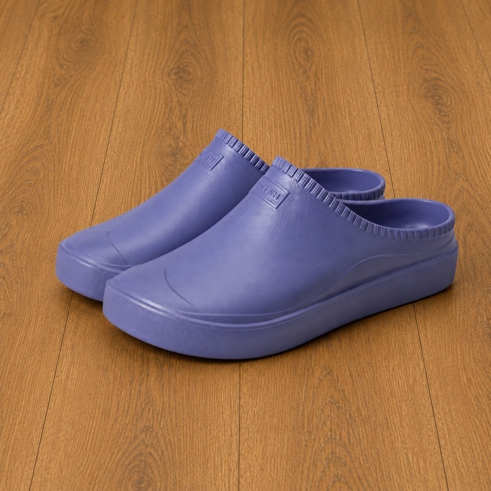 Hunter Bloom Algae Foam Clogs Purple Unisex Slip On US M13 W14 EU47